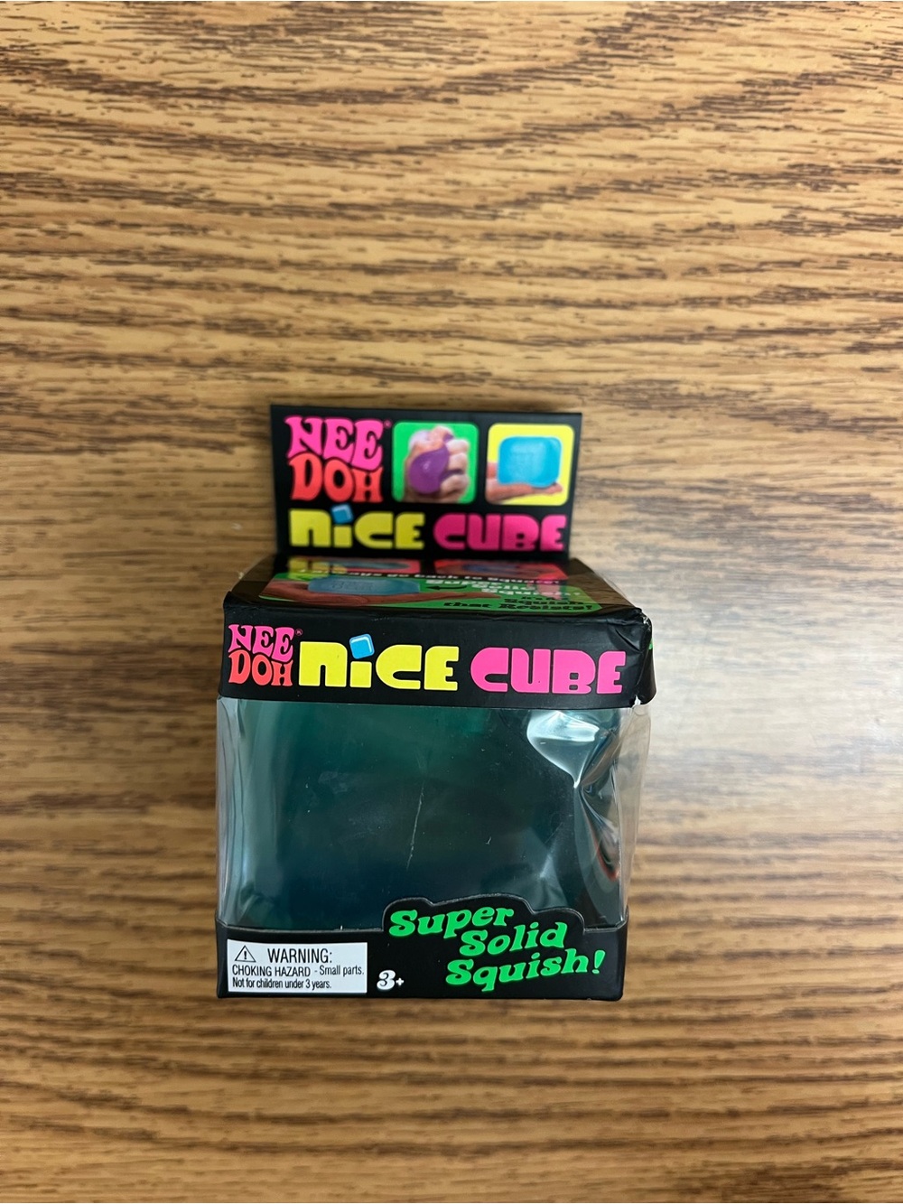 NIB! NeeDoh Nice Cube - Super Solid Squish Toy in Green